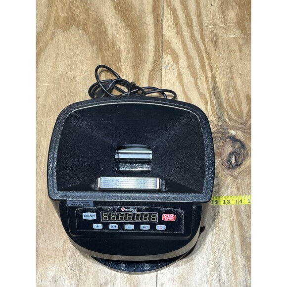 Cassida C200 Coin Sorter Digital Coin Counter Used Missing Trays - Picture 3 of 13